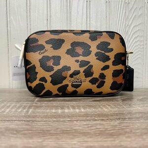 Coach Jes crossbody with leopard print